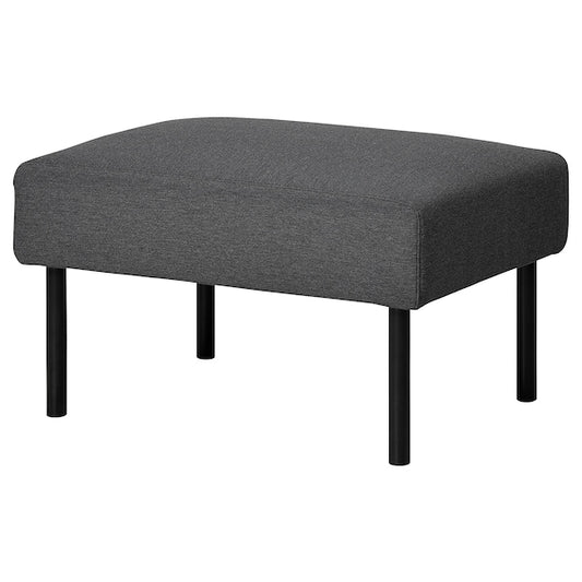 GLOSTAD - Footstool, Knisa dark gray