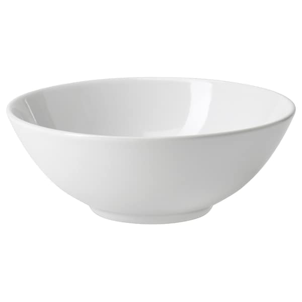 GODMIDDAG - Bowl, white, 16 cm