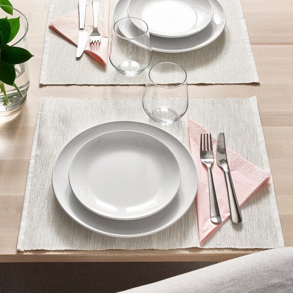 Ikea GODMIDDAG - Side plate, white, 20 cm