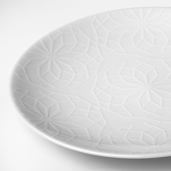 Ikea GOKVÄLLÅ - Plate, white,21 cm