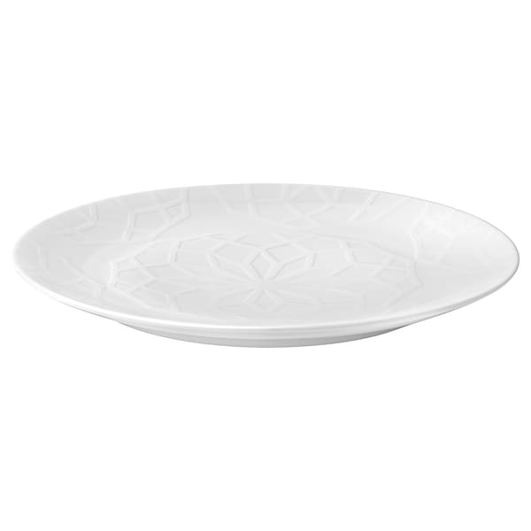 Ikea GOKVÄLLÅ - Plate, white,26 cm