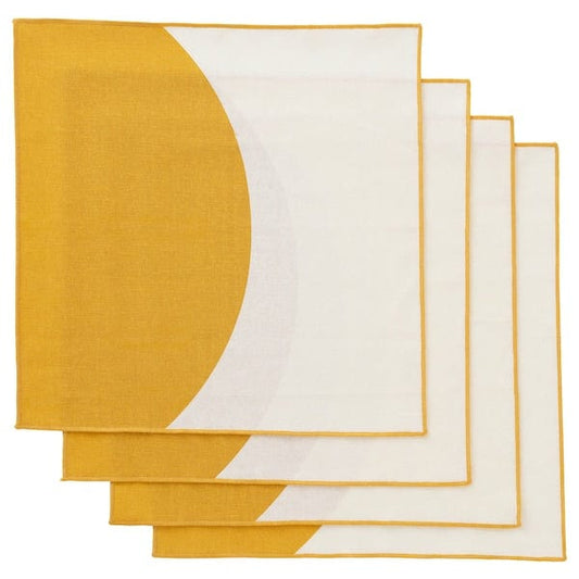 Ikea GOKVÄLLÅ - Napkin, yellow,40x40 cm