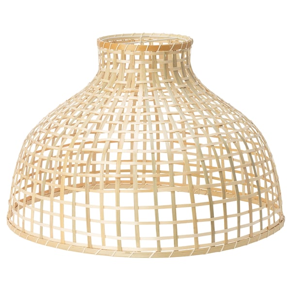 GOTTORP pendant lamp shade, bamboo, 55x37 cm