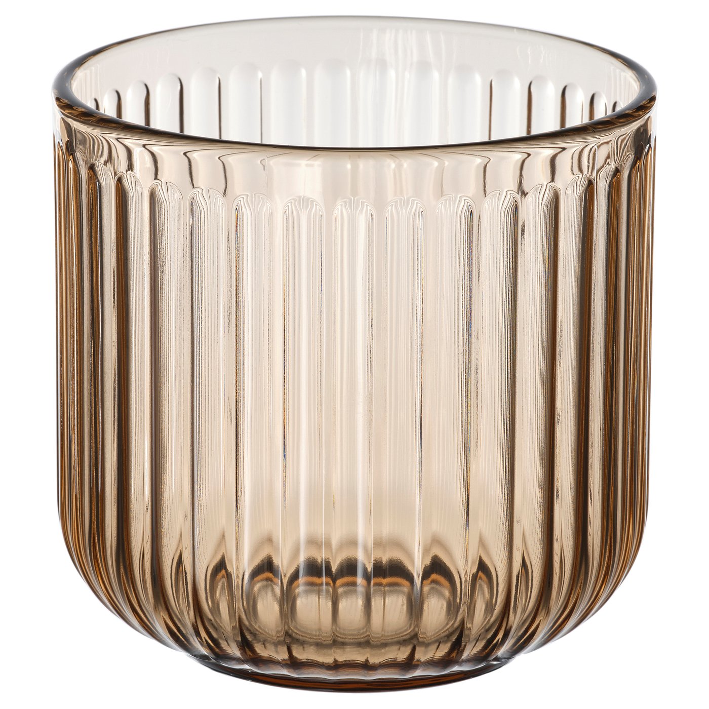 GRADVIS plant pot, in/outdoor/light brown, 9 cm