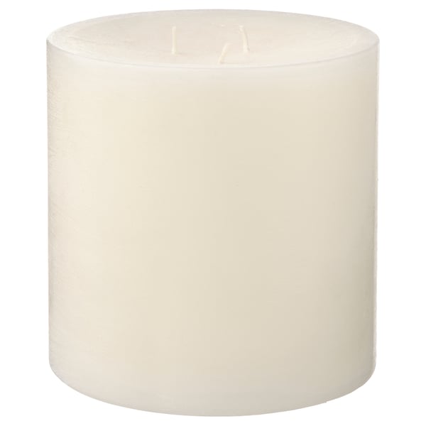 GRÄNSSKOG - GRÄNSSKOG Unscented block candle, 3 wicks, white
