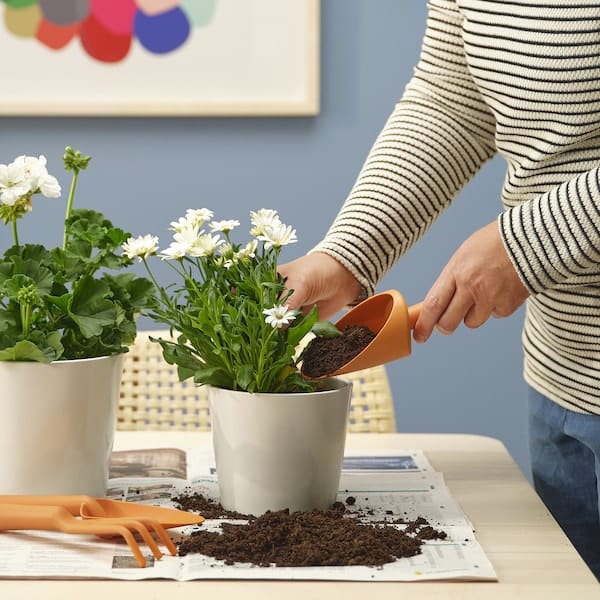 Ikea GRÄSMARÖ - Gardening set, 3 pieces, indoor/outdoor orange