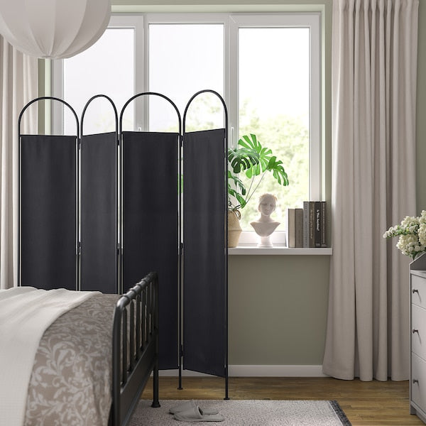 GRÅFJÄLLET - Room divider, anthracite, 150x175 cm