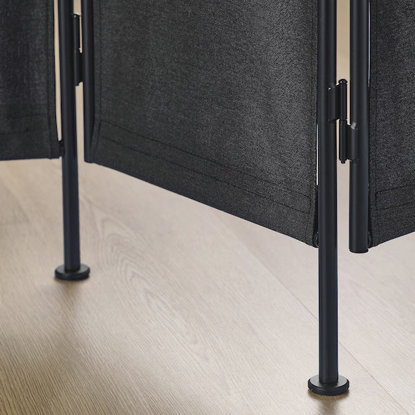 GRÅFJÄLLET - Room divider, anthracite, 150x175 cm