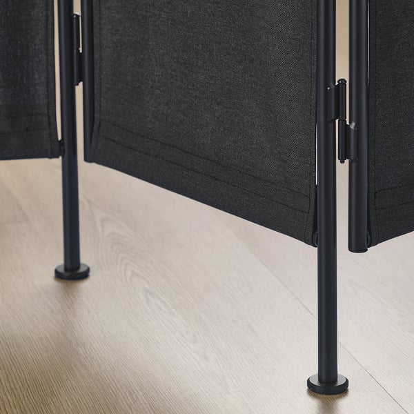 GRÅFJÄLLET room divider, anthracite, 150x175 cm