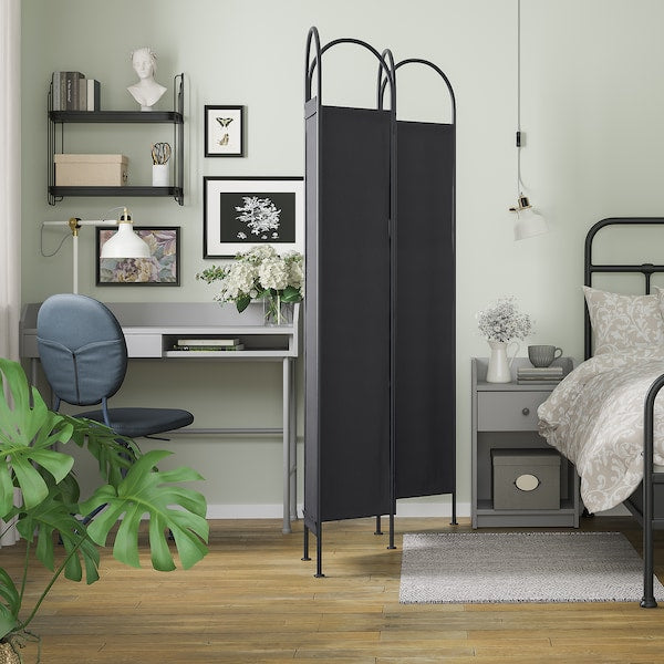 GRÅFJÄLLET - Room divider, anthracite, 150x175 cm