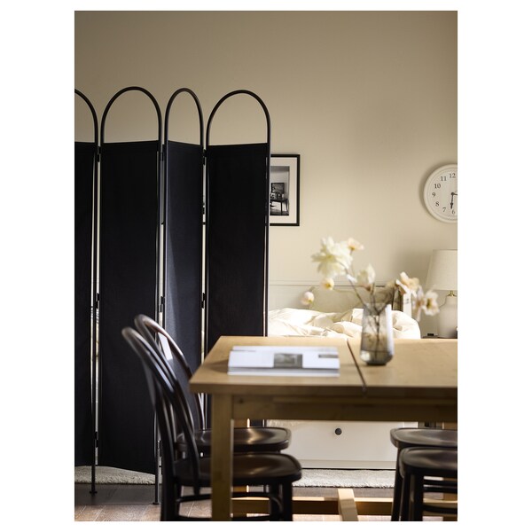 GRÅFJÄLLET - Room divider, anthracite, 150x175 cm