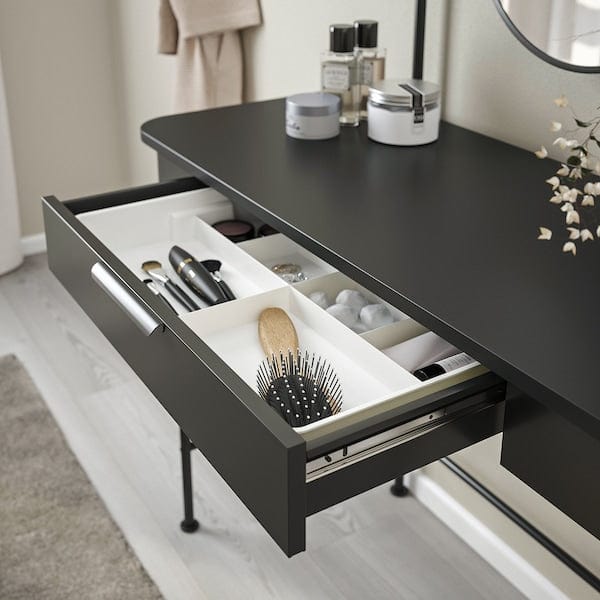 GRÅFJÄLLET - Dressing table, anthracite, 100x42 cm