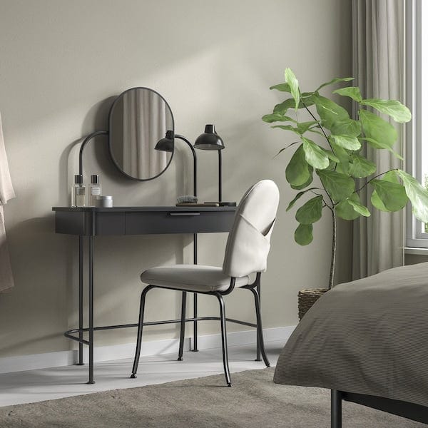 GRÅFJÄLLET - Dressing table, anthracite, 100x42 cm