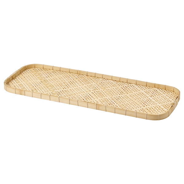 GRÅMÖRT - Tray, bamboo, 71x27 cm