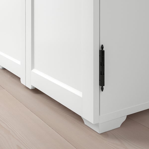 GREÅKER cabinet with drawers, white, 84x101 cm