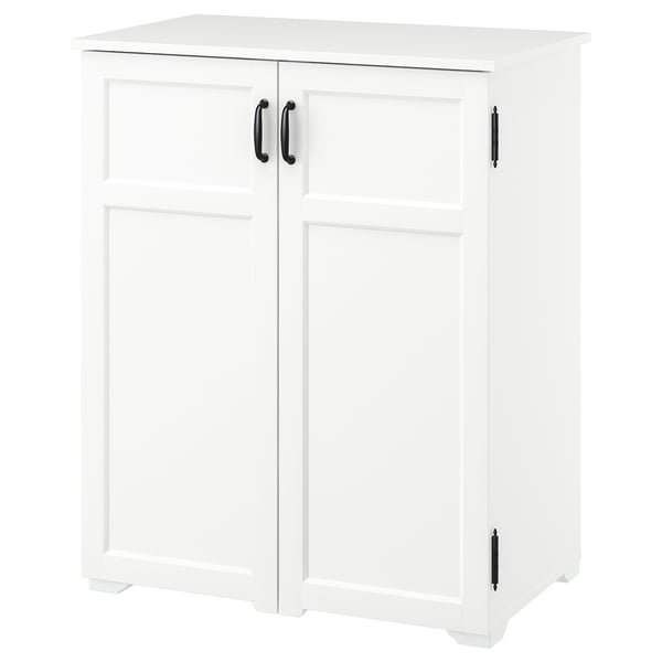 GREÅKER cabinet with drawers, white, 84x101 cm