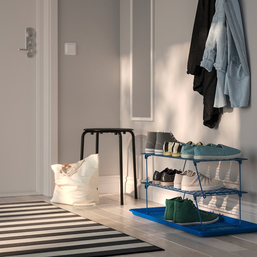 GREJIG / BAGGMUCK hallway furniture, set of 3, blue