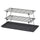GREJIG / BAGGMUCK hallway furniture, set of 3, grey