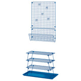 GREJIG / BAGGMUCK hallway furniture, set of 6, blue