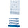 GREJIG / BAGGMUCK hallway furniture, set of 6, blue