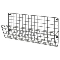 GREJIG wall pocket, grey, 58x17x28 cm