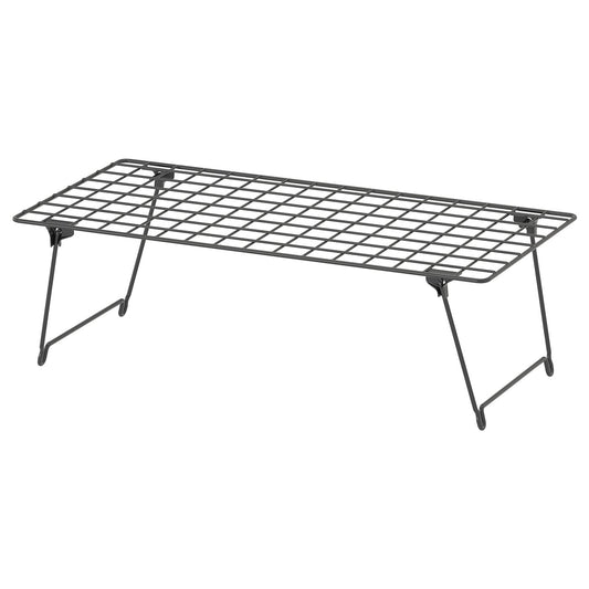 GREJIG shoe rack, grey, 58x17x27 cm