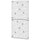 GREJIG bedroom furniture, set of 2, grey