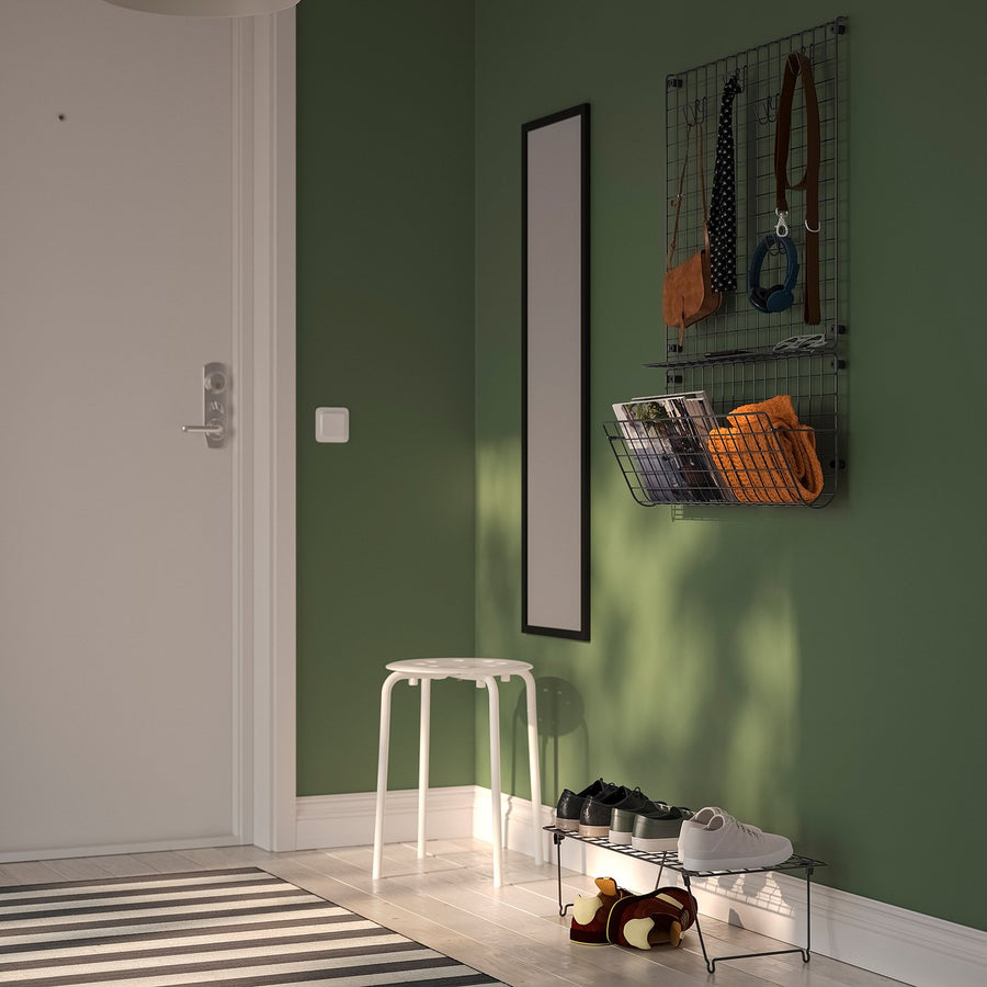 GREJIG hallway furniture, set of 3, grey