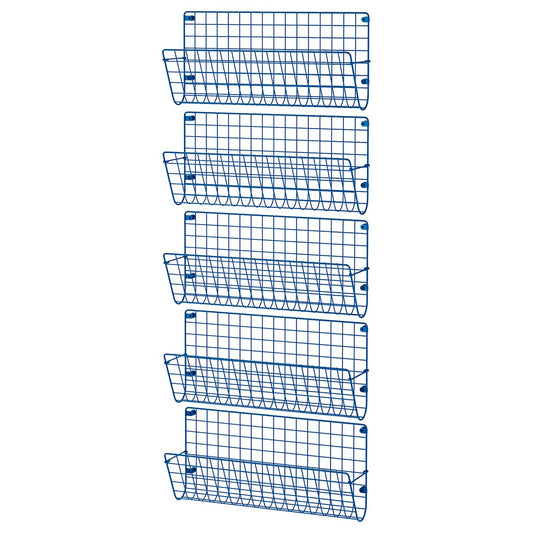 GREJIG hallway furniture, set of 5, blue