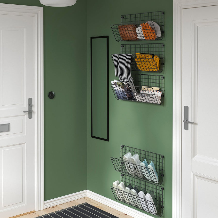 GREJIG hallway furniture, set of 5, grey