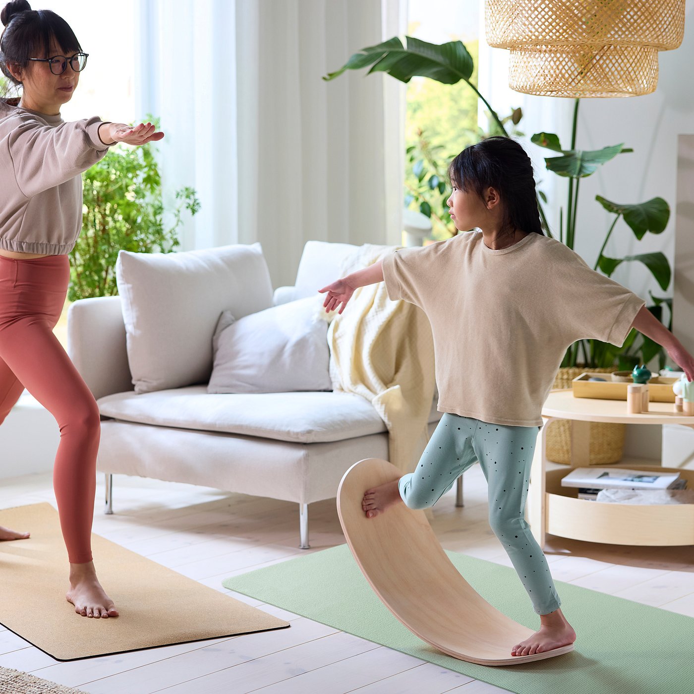 GREJSIMOJS balance board for children, wood, 73x28 cm