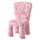 GREJSIMOJS cover for children's chair, faux fur/pink