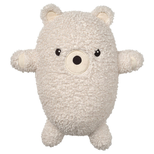GREJSIMOJS soft toy, bear/off-white, 38 cm