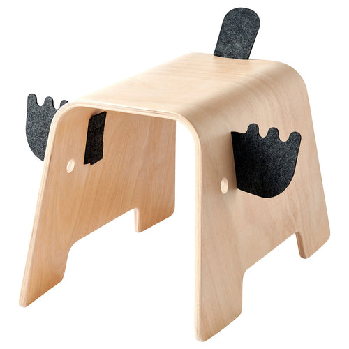 GREJSIMOJS children's stool, moose shaped, 29 cm