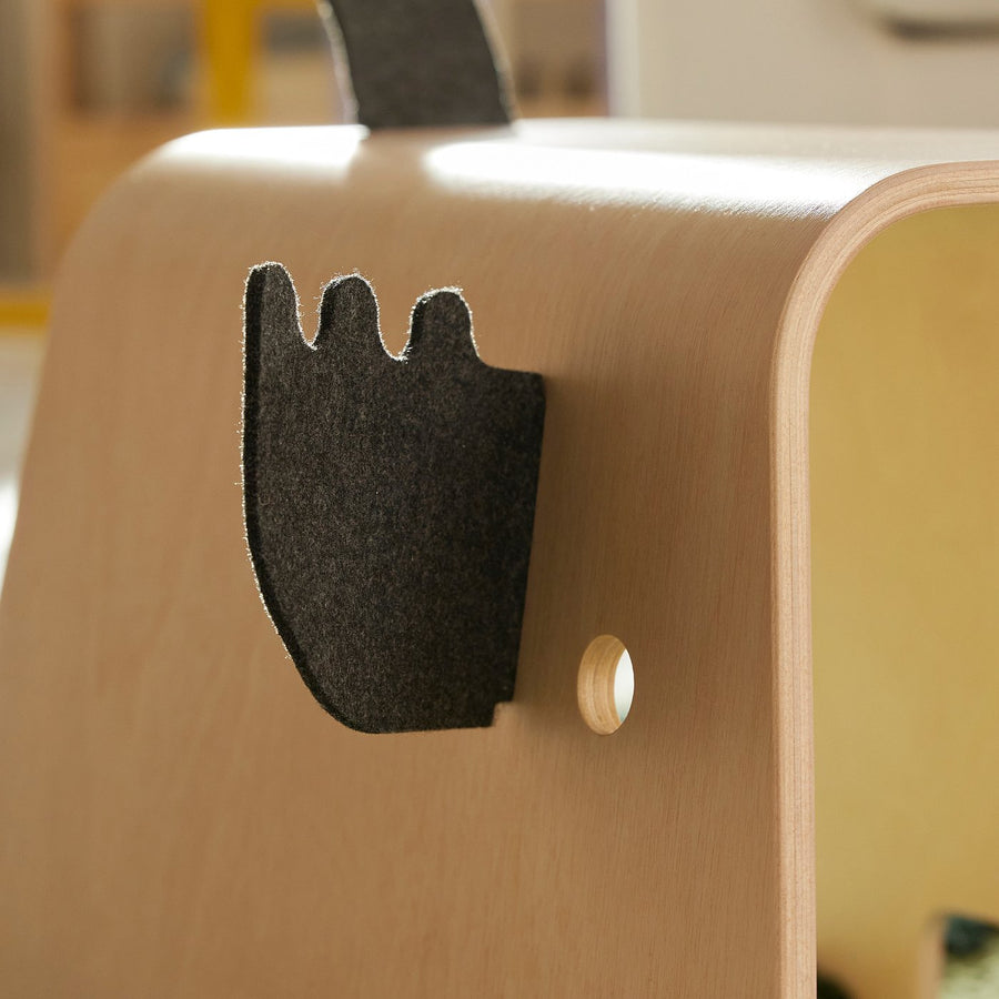 GREJSIMOJS children's stool, moose shaped, 29 cm