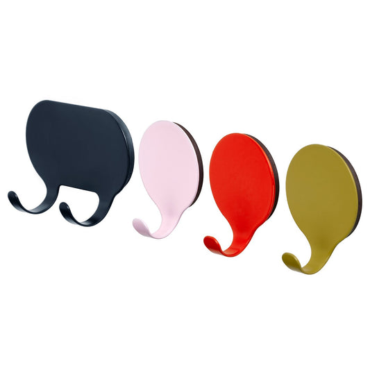 GRESLA hook with magnet, multicolour, 4 pack