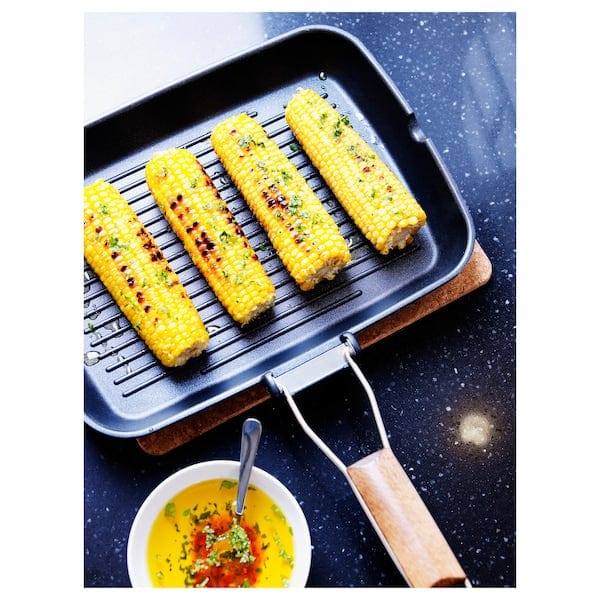 Ikea GRILLA - Steak pan, nonstick coating,36x26 cm