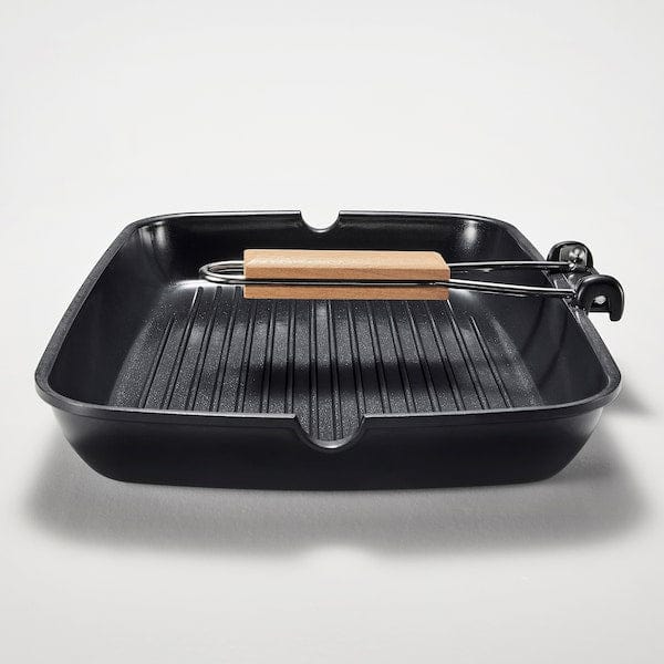 Ikea GRILLA - Steak pan, nonstick coating,36x26 cm