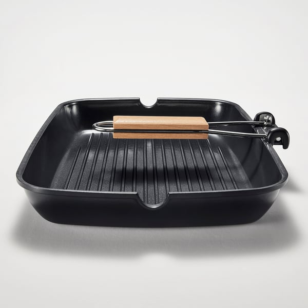 GRILLA - GRILLA Grill pan, non-stick coating, 36x26 cm