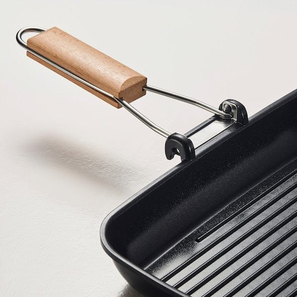 Ikea GRILLA - Steak pan, nonstick coating,36x26 cm