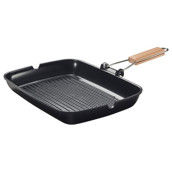 Ikea GRILLA - Steak pan, nonstick coating,36x26 cm