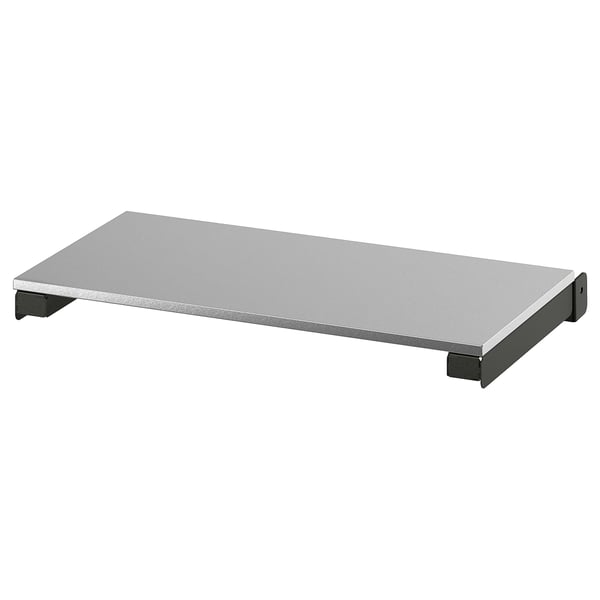 GRILLSKÄR side table, outdoor, black stainless steel/outdoor, 30x61 cm