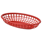 GRILLTIDER serving basket, bright red, 15.5x4.5x24 cm
