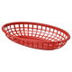 GRILLTIDER serving basket, bright red, 15.5x4.5x24 cm