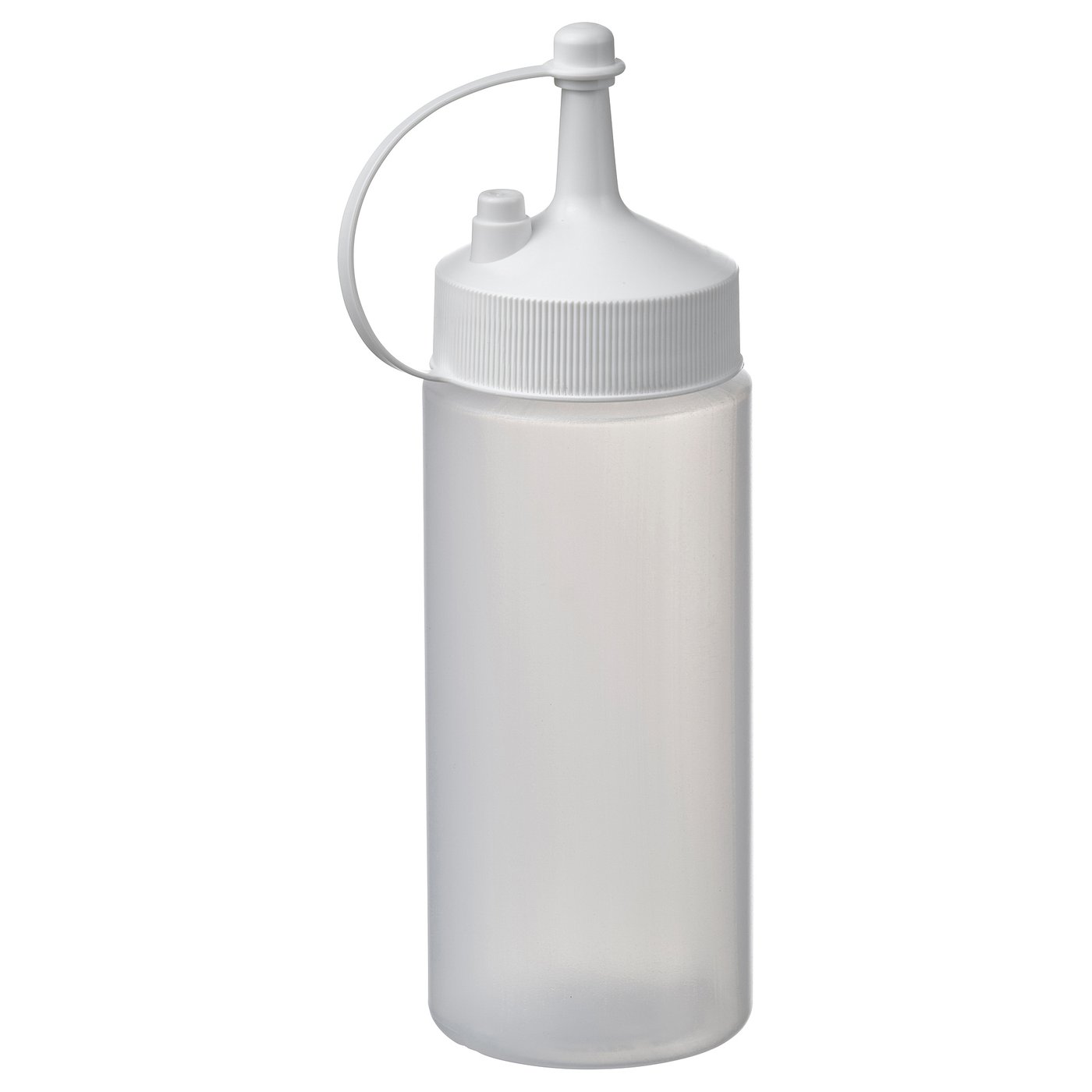 GRILLTIDER squeeze bottle, white/transparent, 5 cm