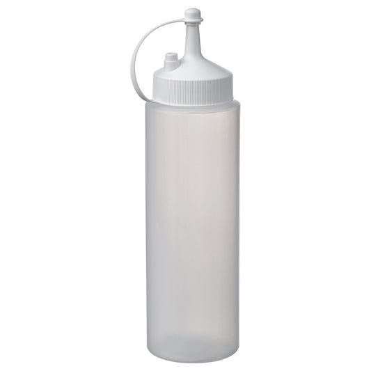 GRILLTIDER squeeze bottle, white/transparent, 6 cm