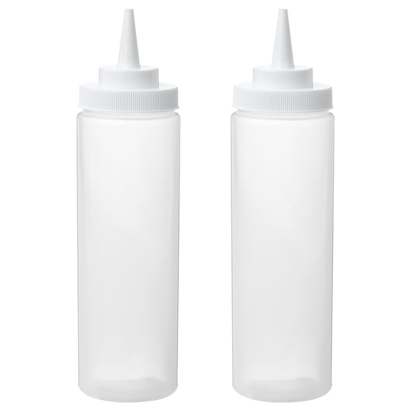 GRILLTIDER - GRILLTIDER Squeeze bottle, plastic/transparent, 330 ml