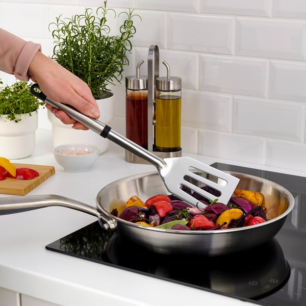 GRILLTIDER - GRILLTIDER 2-piece barbecue tools set, stainless steel