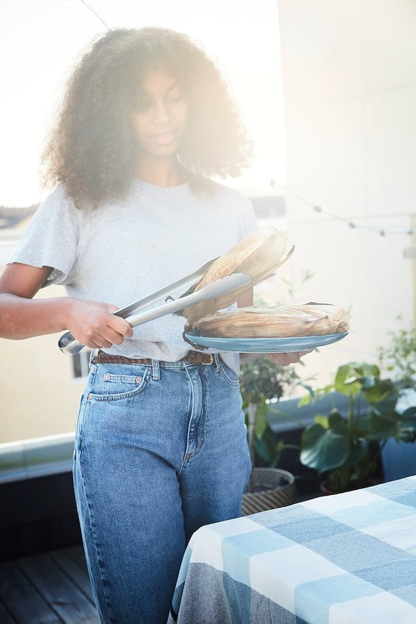 Ikea GRILLTIDER - Barbecue tool set, 3 pieces, stainless steel