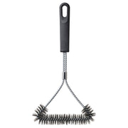 GRILLTIDER barbecue grill cleaning brush, stainless steel/black, 35 cm